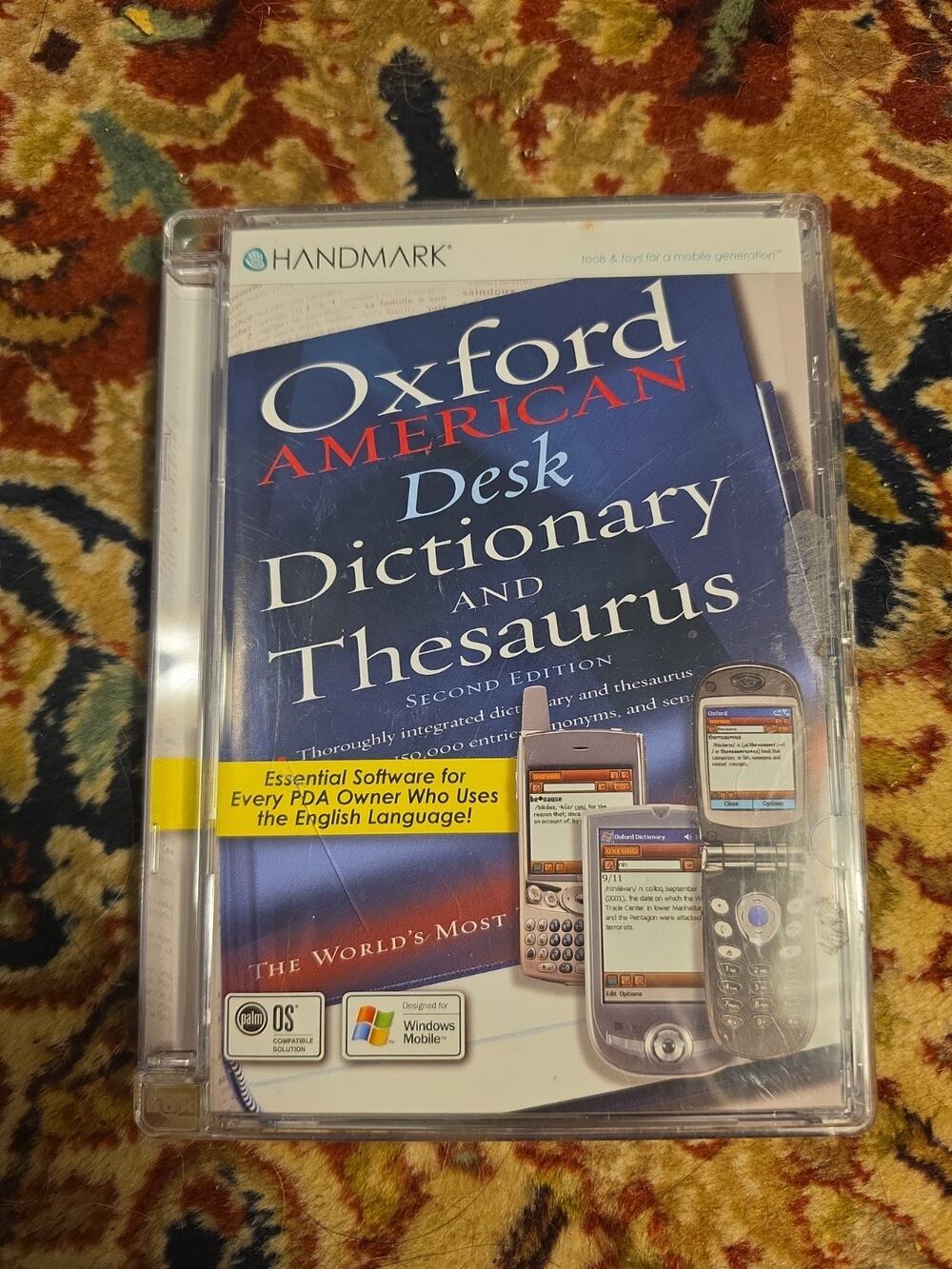 Handmark Oxford American Desk Dictionary & Thesaurus Palm OS Software